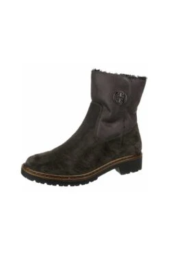 Jenny Stiefelette - Grau - Flacher Absatz Damen Stiefel Und Stiefeletten 699190637