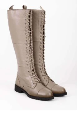 GÖNDERİ(R) Stiefel - Braun - Flacher Absatz Damen Stiefel 666862939