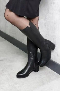 GÖNDERİ(R) Stiefel - Schwarz - Blockabsatz Damen Stiefel 68373684