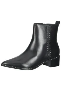Steven New York Stiefelette - Schwarz - Blockabsatz Damen Stiefel Und Stiefeletten 731939601