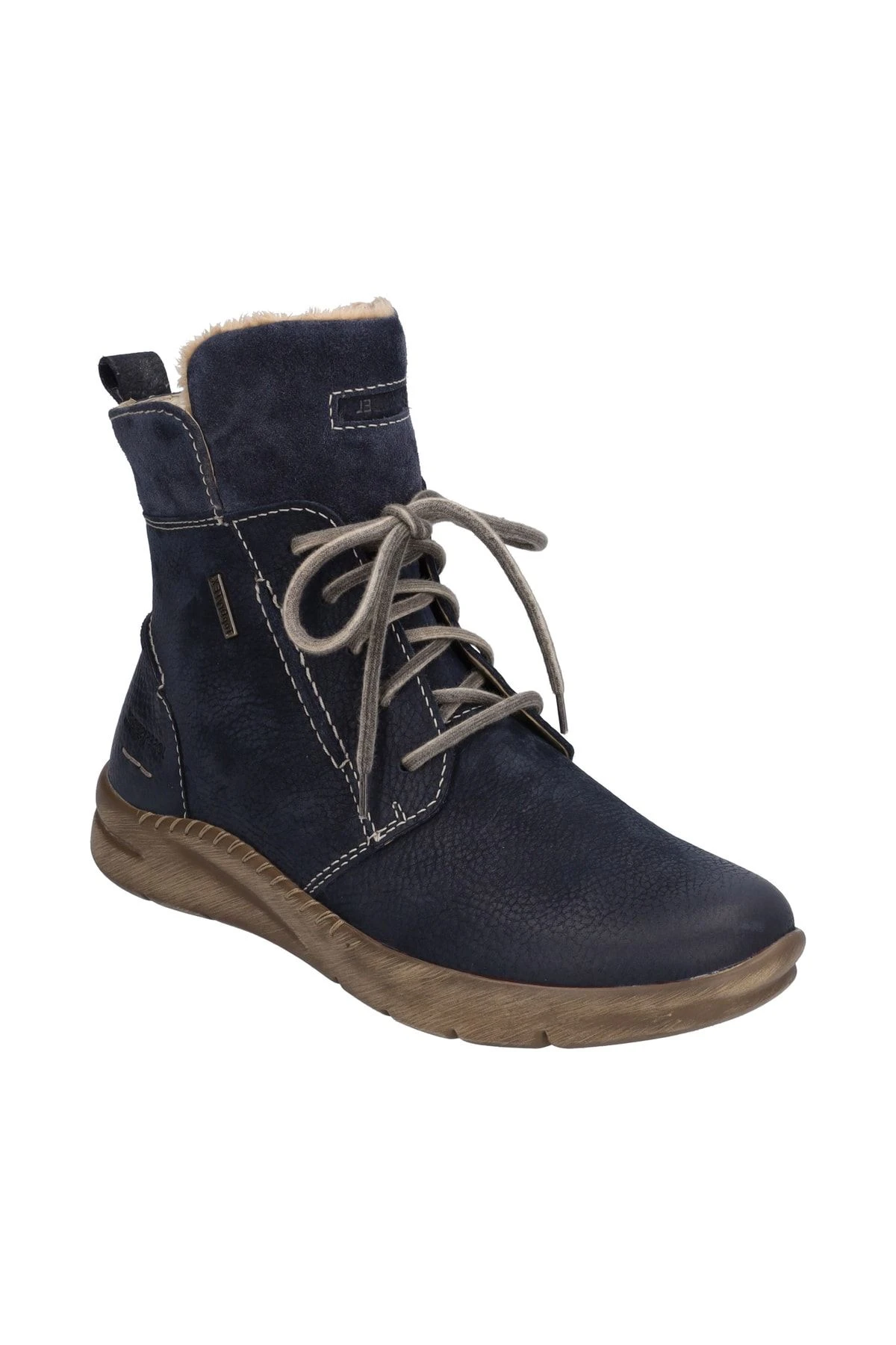 Josef Seibel Stiefel - Blau - Flacher Absatz Damen Stiefel 752405195 3 Josef Seibel Stiefel - Blau - Flacher Absatz Damen Stiefel 752405195