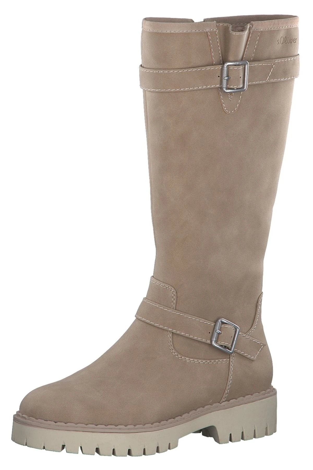 S.Oliver Stiefel - Braun - Flacher Absatz Damen Stiefel 740293498 3 S.Oliver Stiefel - Braun - Flacher Absatz Damen Stiefel 740293498