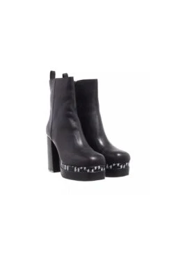 Lagerfeld Stiefelette - Schwarz - Flacher Absatz Damen Stiefel Und Stiefeletten 745364814