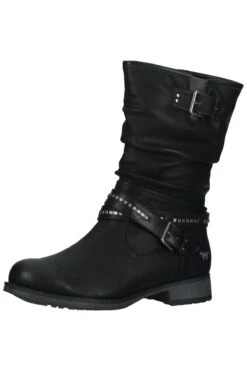 Mustang Stiefel - Schwarz - Blockabsatz Damen Stiefel 696276083