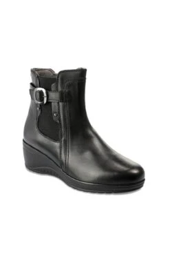 FORELLİ- ALKAN AYK Stiefelette - Schwarz - Flacher Absatz Damen Stiefel Und Stiefeletten 170556126