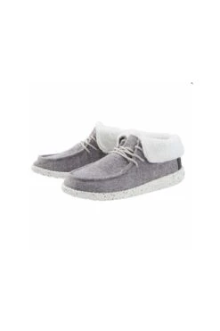 HEY DUDE Stiefelette - Grau - Flacher Absatz Damen Stiefel Und Stiefeletten 704206362