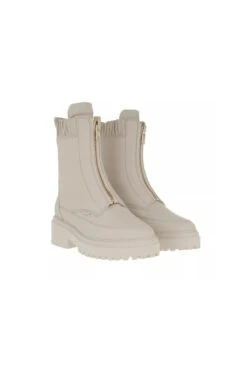 Nubikk Stiefelette - Beige - Flacher Absatz Damen Stiefel Und Stiefeletten 745364053