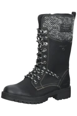 Tom Tailor Stiefel - Schwarz - Blockabsatz Damen Stiefel 696273686