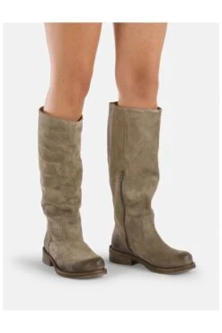 Felmini Stiefel - Grau - Blockabsatz