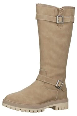 S.Oliver Stiefel - Beige - Blockabsatz Damen Stiefel 680326194