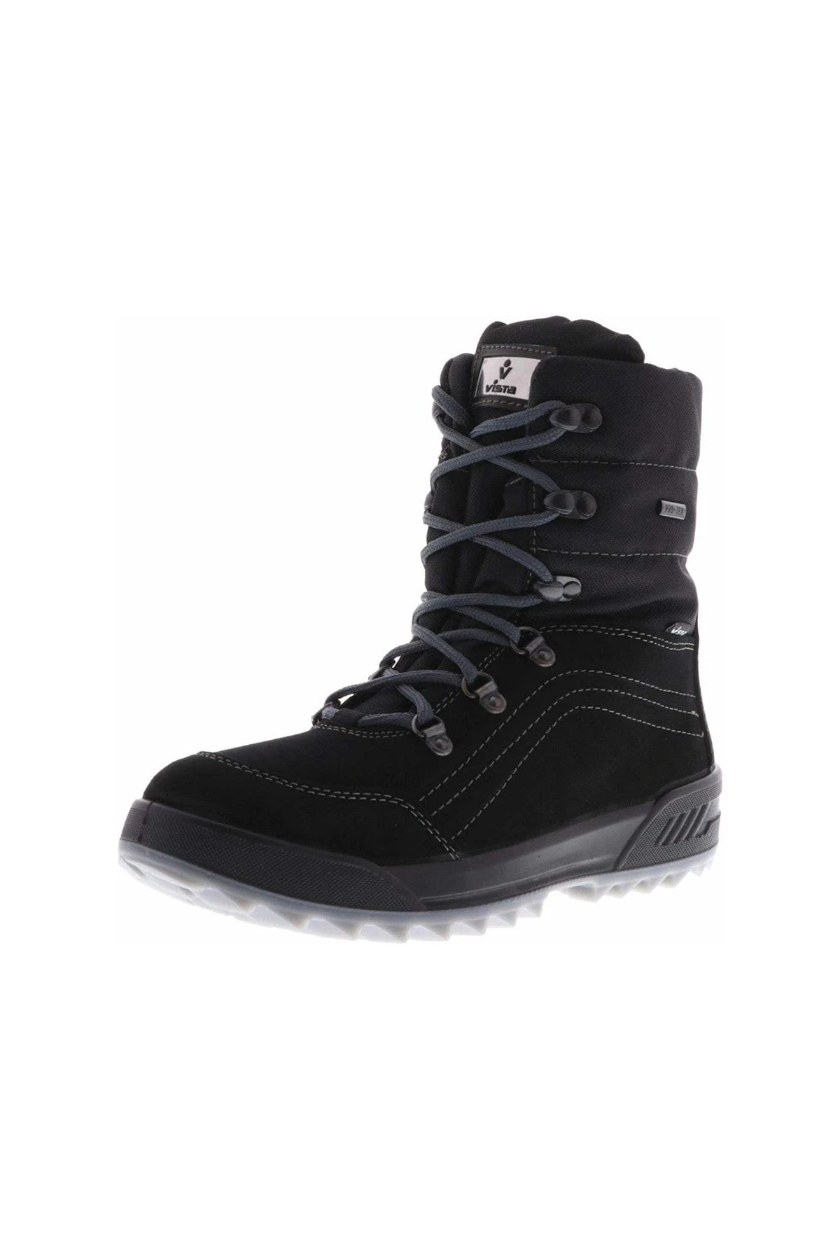 VISTA Stiefelette - Schwarz - Flacher Absatz Damen Stiefel Und Stiefeletten 731957140 3 VISTA Stiefelette - Schwarz - Flacher Absatz Damen Stiefel Und Stiefeletten 731957140