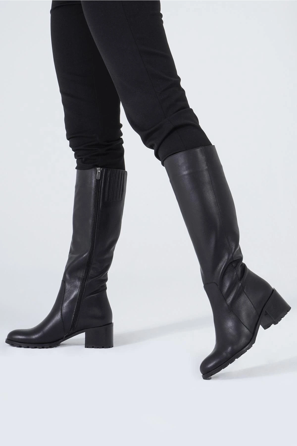 CZ London Stiefel - Schwarz - Flacher Absatz Damen Stiefel 362798271 3 CZ London Stiefel - Schwarz - Flacher Absatz Damen Stiefel 362798271