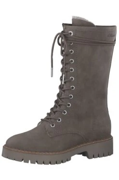 S.Oliver Stiefel - Beige - Flacher Absatz Damen Stiefel 740293495