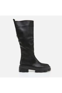 Yaya By Hotiç Stiefel - Schwarz - Flacher Absatz Damen Stiefel 635634118