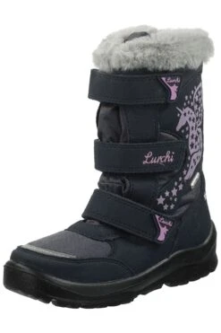 Lurchi Stiefel - Blau - Flacher Absatz Damen Stiefel 757534091