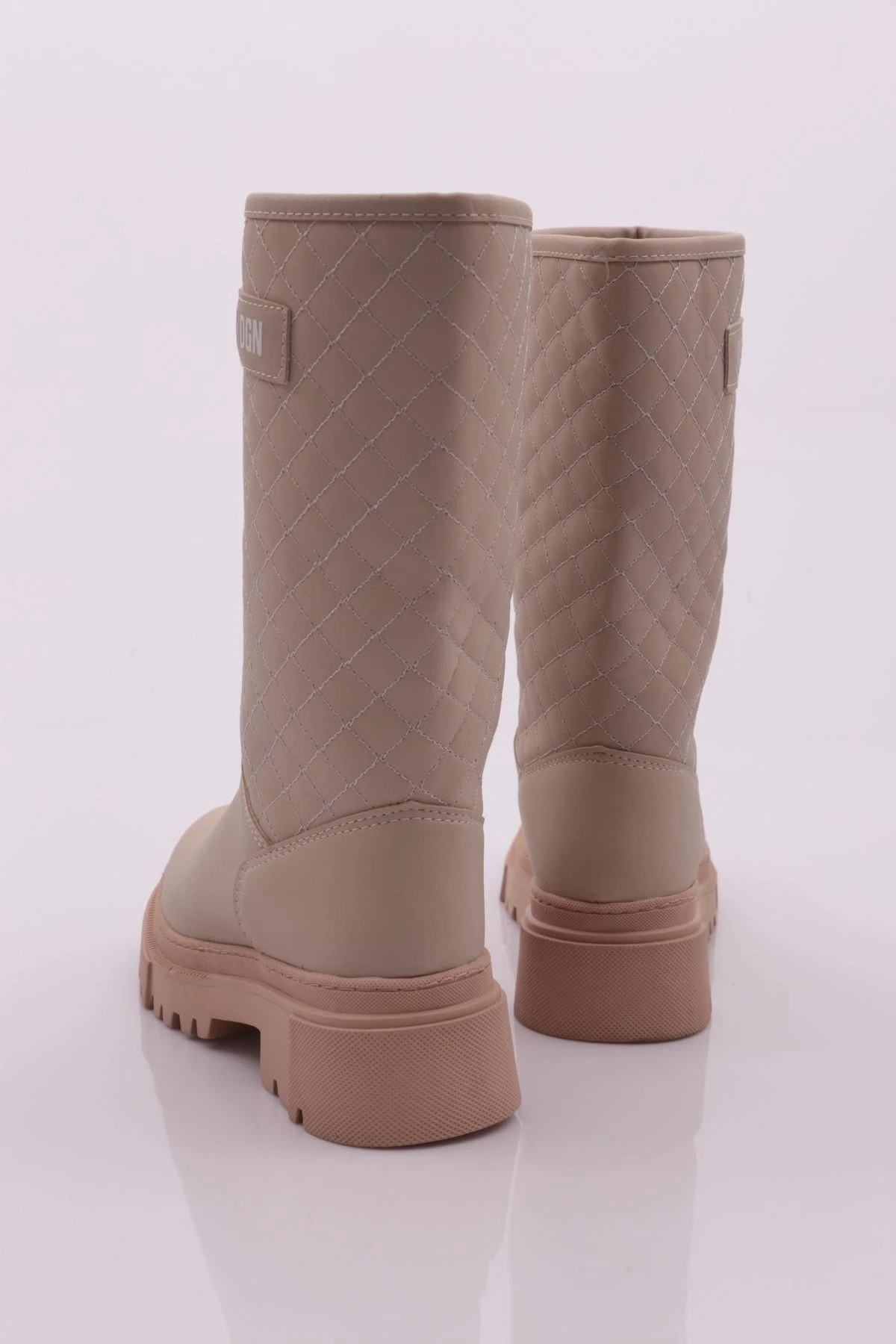 Dgn Stiefel - Beige - Flacher Absatz Damen Stiefel 752291512 5 Dgn Stiefel - Beige - Flacher Absatz Damen Stiefel 752291512 – Bild 3