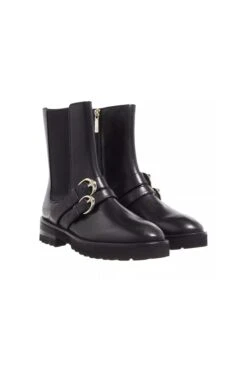 Panama Schuhe Geschaft 39 Aigner Stiefelette - Schwarz - Flacher Absatz Damen Stiefel Und Stiefeletten 741425635