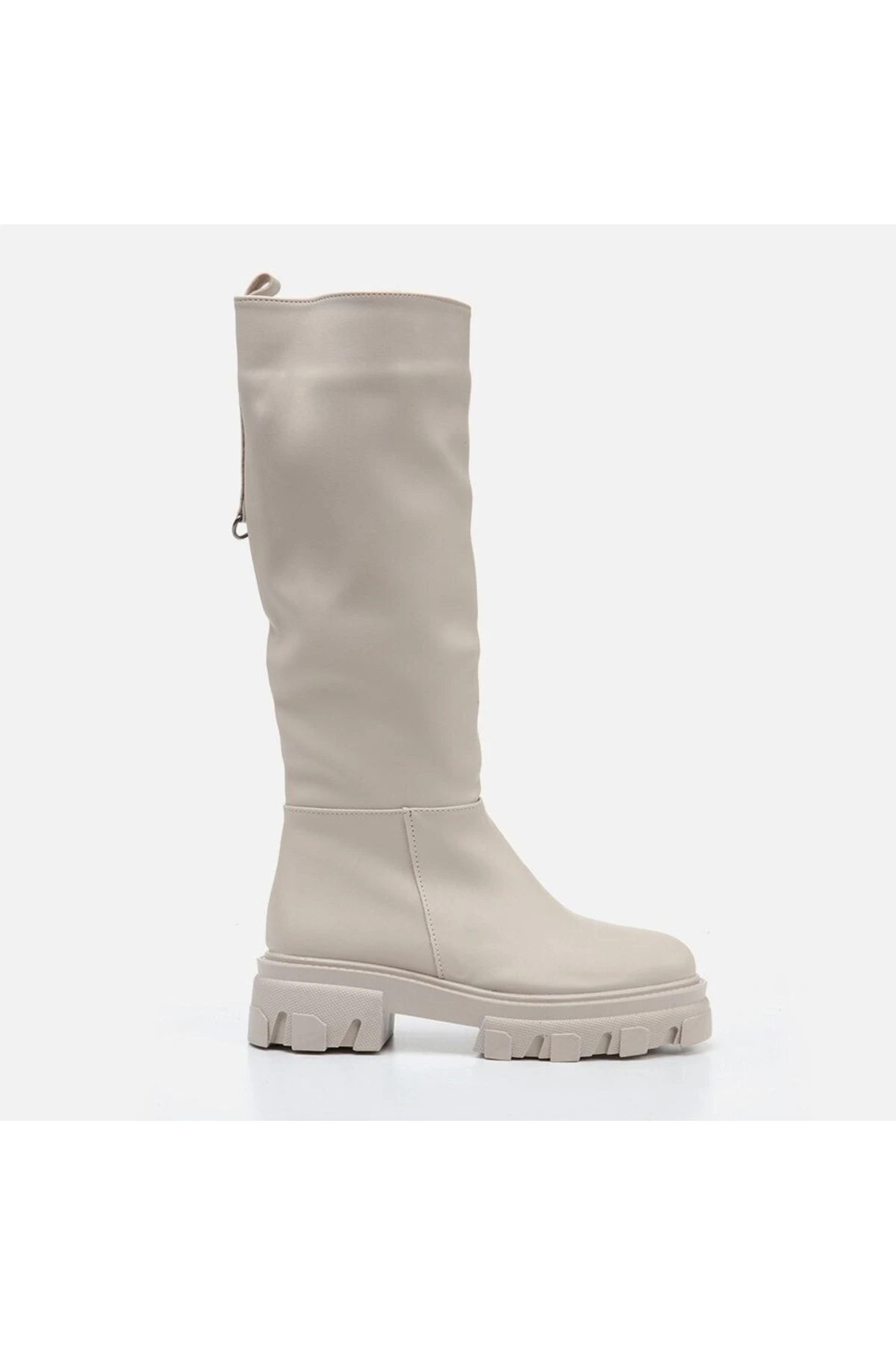 Yaya By Hotiç Stiefel - Beige - Flacher Absatz Damen Stiefel 635634273 3 Yaya By Hotiç Stiefel - Beige - Flacher Absatz Damen Stiefel 635634273