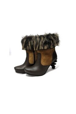 Tiggers Stiefelette - Braun - Flacher Absatz Damen Stiefel Und Stiefeletten 741391743