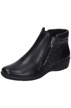 Comfortabel Stiefelette - Schwarz - Flacher Absatz Damen Stiefel Und Stiefeletten 704242290
