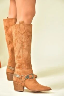 Fox Shoes Stiefel - Braun - Blockabsatz Damen Stiefel 380027242