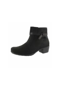 Solidus Stiefelette - Schwarz - Flacher Absatz Damen Stiefel Und Stiefeletten 699190202