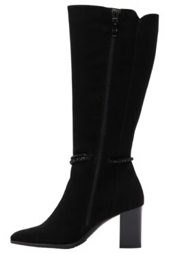 Faina Stiefel - Schwarz - Blockabsatz Damen Stiefel 691076635