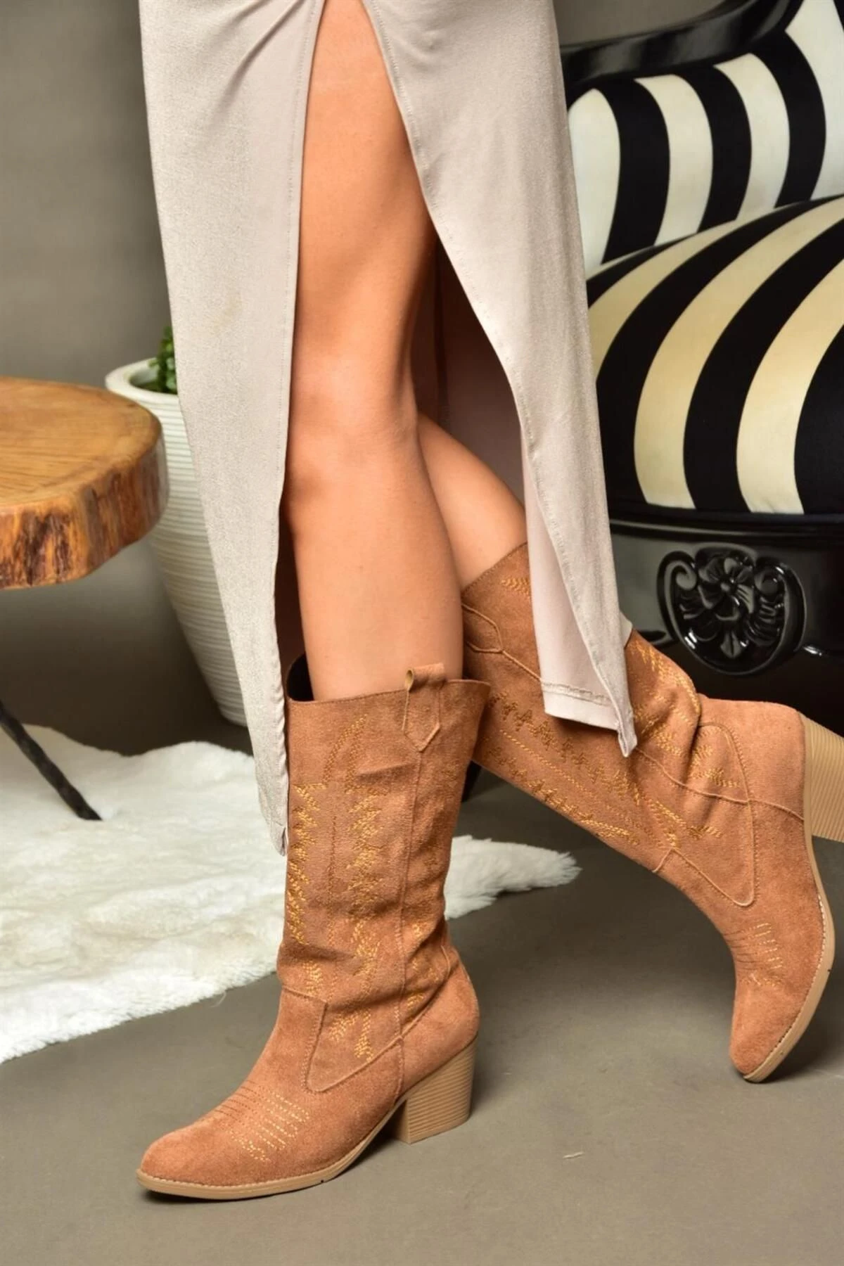 Fox Shoes Stiefel - Braun - Blockabsatz Damen Stiefel 759034788 5 Fox Shoes Stiefel - Braun - Blockabsatz Damen Stiefel 759034788 – Bild 3