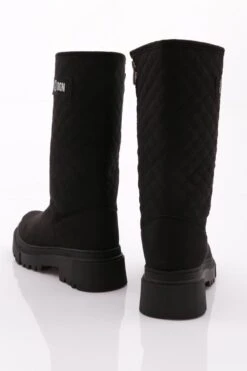 Dgn Stiefel - Schwarz - Flacher Absatz Damen Stiefel 752648122 7 Dgn Stiefel - Schwarz - Flacher Absatz Damen Stiefel 752648122 -Panama Schuhe Geschaft 1 org zoom 560