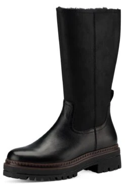 Tamaris Stiefel - Schwarz - Blockabsatz Damen Stiefel 680276627