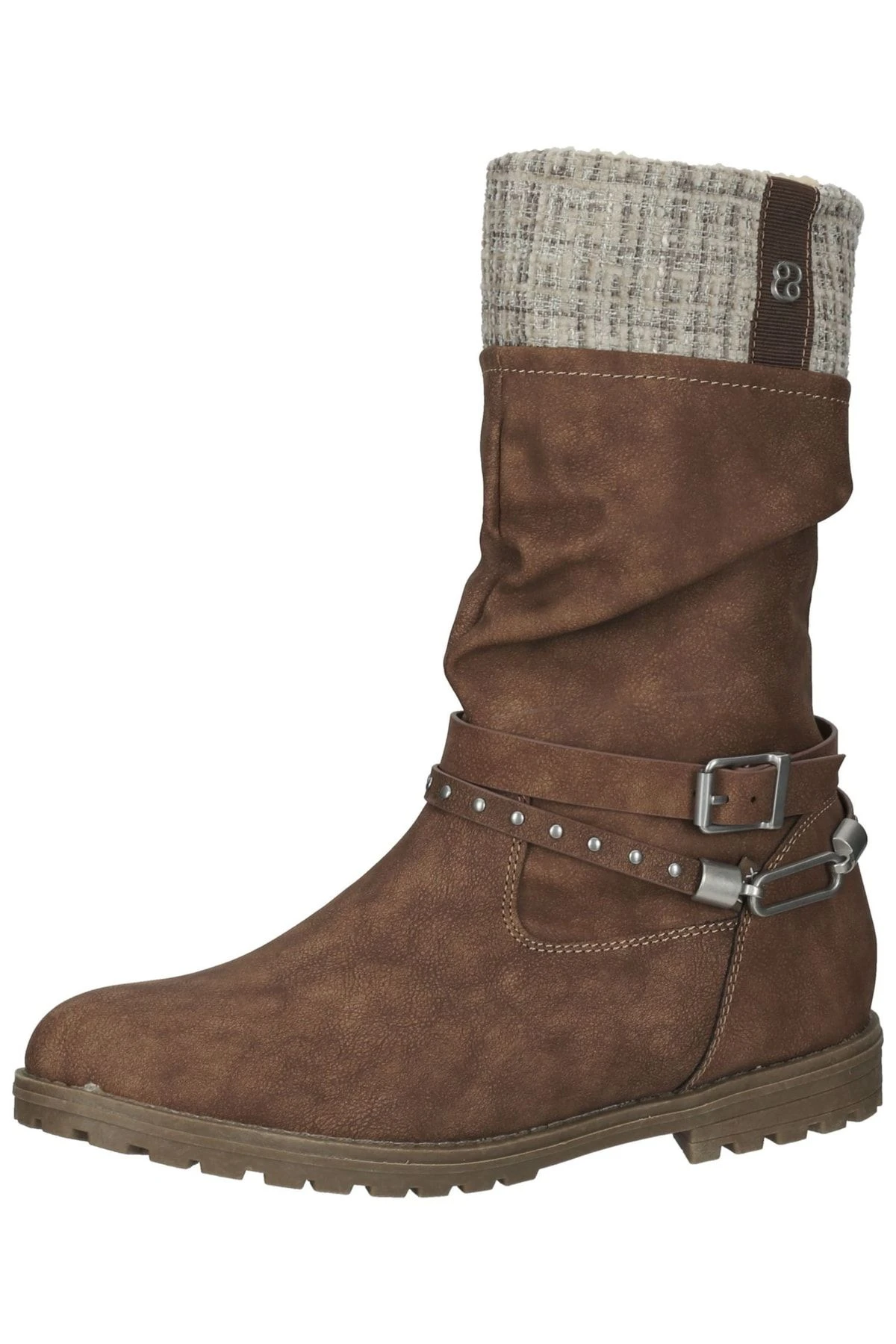 S.Oliver Stiefel - Braun - Blockabsatz Damen Stiefel 680296711 3 S.Oliver Stiefel - Braun - Blockabsatz Damen Stiefel 680296711