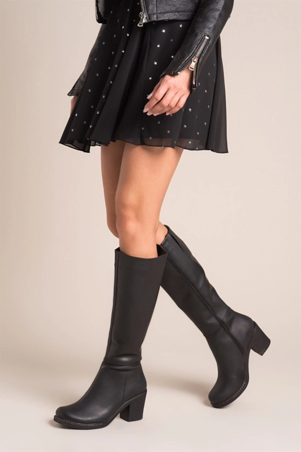 Fox Shoes Stiefel - Schwarz - Blockabsatz Damen Stiefel 1130196 3 Fox Shoes Stiefel - Schwarz - Blockabsatz Damen Stiefel 1130196