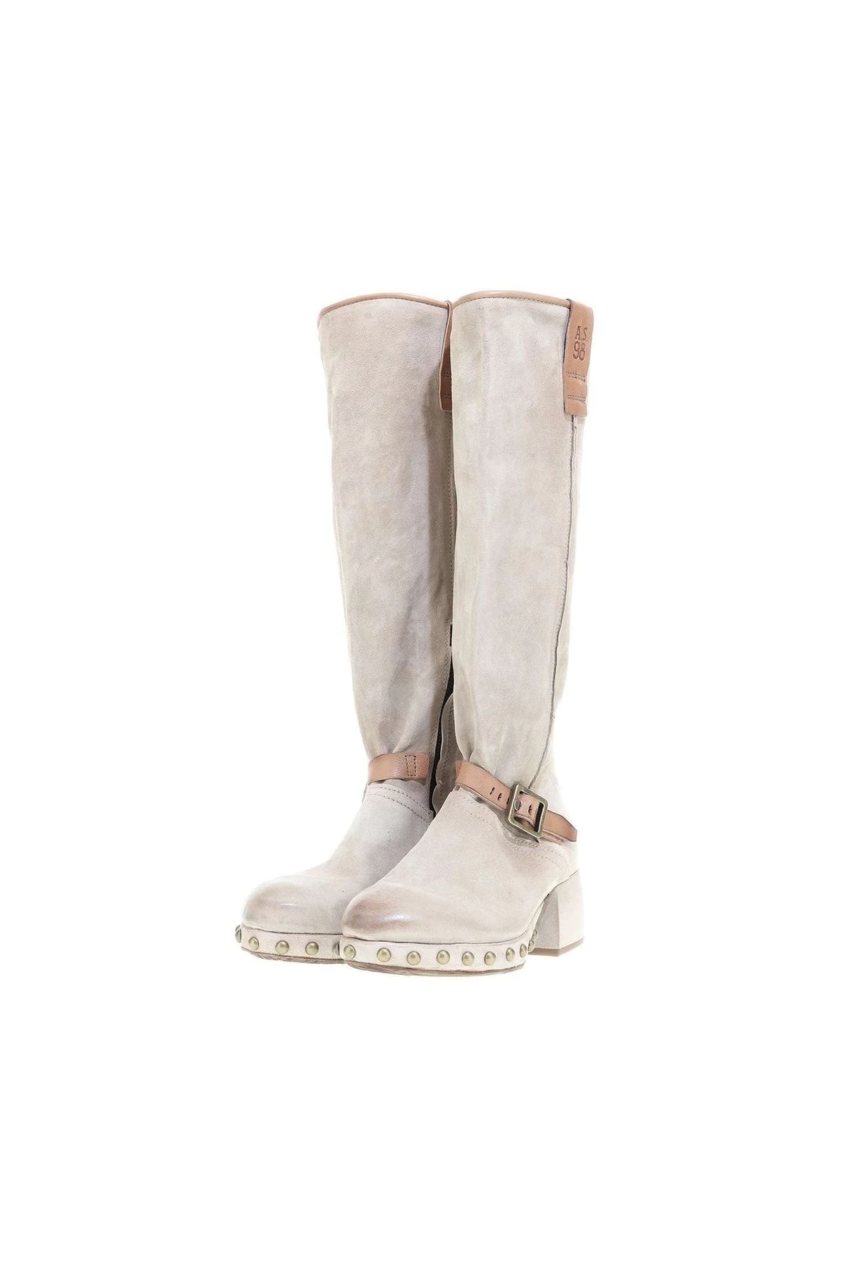 A.S.98 Stiefel - Grau - Blockabsatz 3 A.S.98 Stiefel - Grau - Blockabsatz