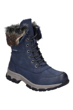 Westland Stiefel - Blau - Flacher Absatz Damen Stiefel 753230725