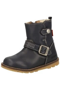 Kickers Stiefel - Blau - Flacher Absatz