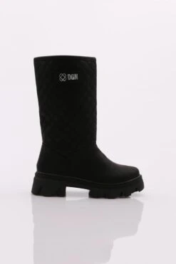 Dgn Stiefel - Schwarz - Blockabsatz Kinder Stiefel 754079293