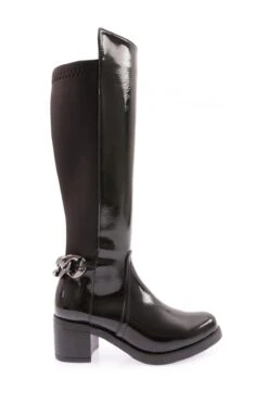 Dgn Stiefel - Schwarz - Blockabsatz Damen Stiefel 357854146