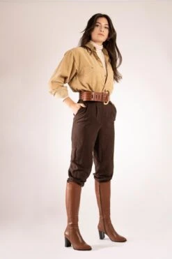 CZ London Stiefel - Braun - Blockabsatz Damen Stiefel 50941918