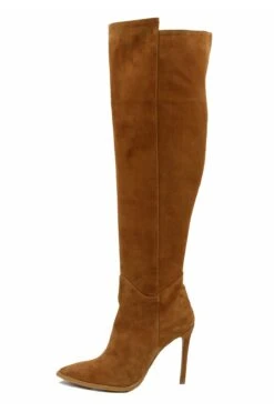 Faina Stiefel - Braun - Pfennigabsatz/Stiletto Damen Stiefel 691076462