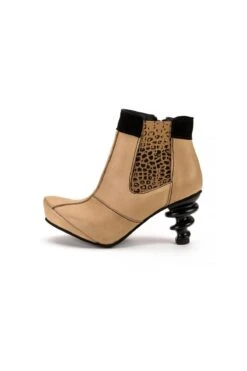Tiggers Stiefelette - Beige - Flacher Absatz Damen Stiefel Und Stiefeletten 741527300 -Panama Schuhe Geschaft 2 org zoom 105