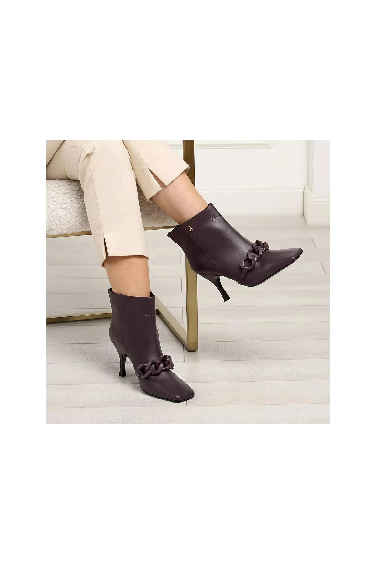 Patrizia Pepe Women Stiefelette - Lila - Flacher Absatz Damen Stiefel Und Stiefeletten 741482578 4 Patrizia Pepe Women Stiefelette - Lila - Flacher Absatz Damen Stiefel Und Stiefeletten 741482578 – Bild 2