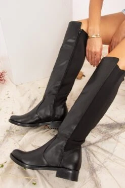 Fox Shoes Stiefel - Schwarz - Flacher Absatz Damen Stiefel 57634398 6 Fox Shoes Stiefel - Schwarz - Flacher Absatz Damen Stiefel 57634398 -Panama Schuhe Geschaft 2 org zoom 382