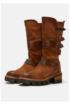 Felmini Stiefel - Braun - Blockabsatz Damen Stiefel Und Stiefeletten 745357312 -Panama Schuhe Geschaft 3 org zoom 154