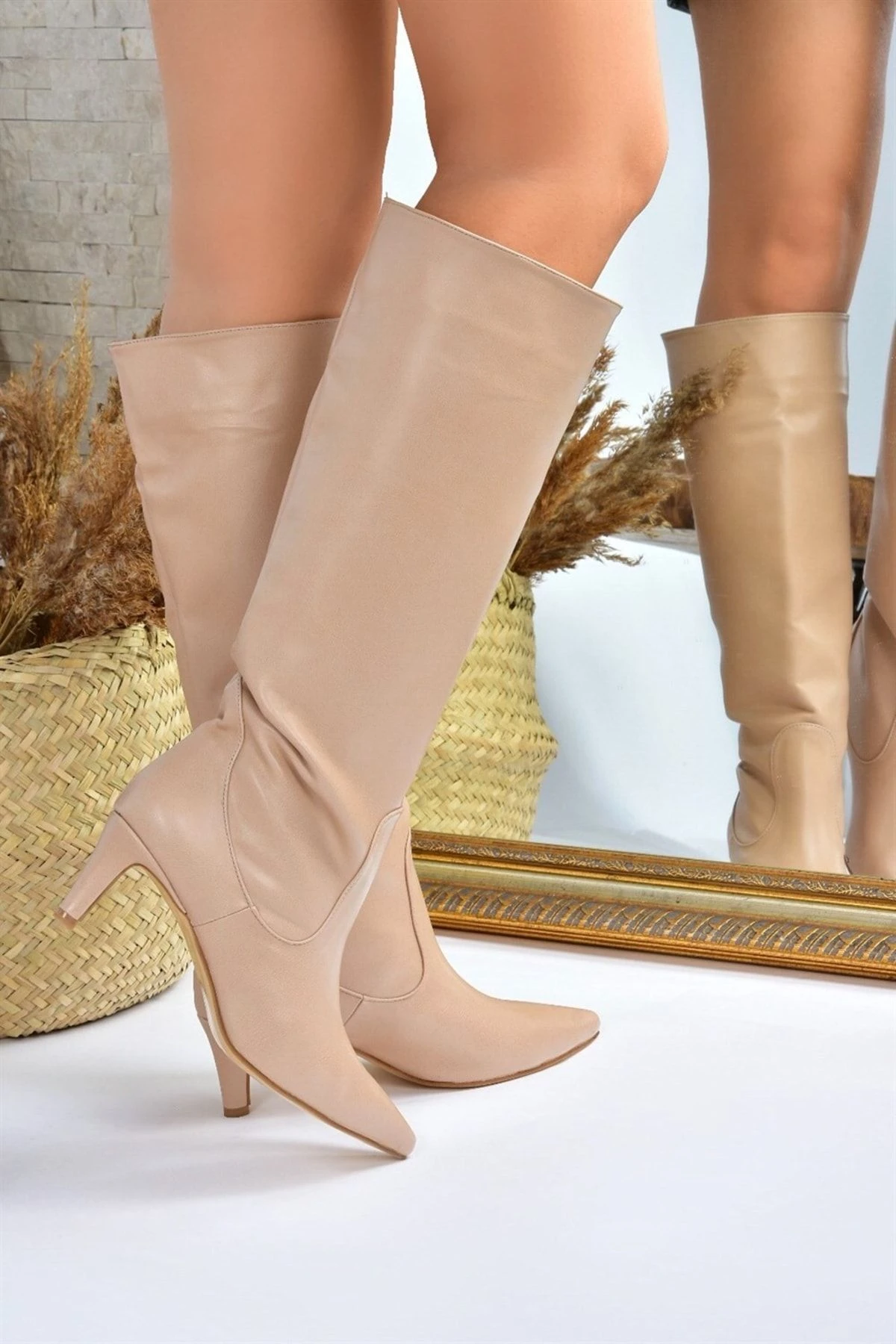 Fox Shoes Stiefel - Beige - Pfennigabsatz/Stiletto Damen Stiefel 176798222 5 Fox Shoes Stiefel - Beige - Pfennigabsatz/Stiletto Damen Stiefel 176798222 – Bild 3