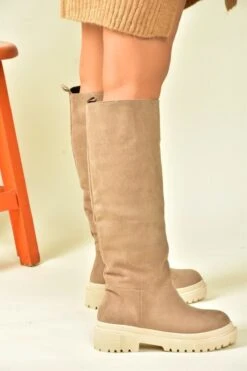 Fox Shoes Stiefel - Braun - Flacher Absatz Damen Stiefel 380026538 -Panama Schuhe Geschaft 3 org zoom 180