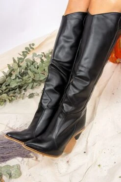 Fox Shoes Stiefel - Schwarz - Blockabsatz Damen Stiefel 50803459 -Panama Schuhe Geschaft 3 org zoom 247