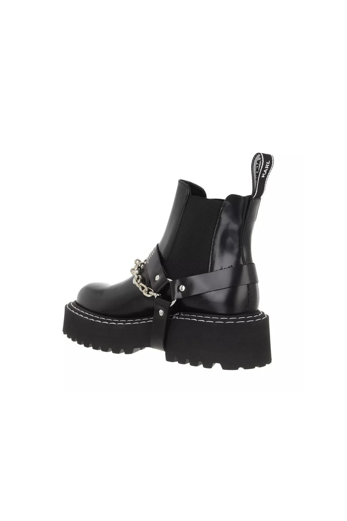 Lagerfeld Stiefelette - Schwarz - Flacher Absatz Damen Stiefel Und Stiefeletten 745363966 5 Lagerfeld Stiefelette - Schwarz - Flacher Absatz Damen Stiefel Und Stiefeletten 745363966 – Bild 3