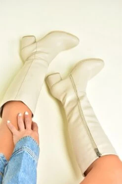 Fox Shoes Stiefel - Beige - Blockabsatz Damen Stiefel 356782080 7 Fox Shoes Stiefel - Beige - Blockabsatz Damen Stiefel 356782080 -Panama Schuhe Geschaft 3 org zoom 272