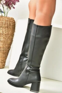 Fox Shoes Stiefel - Schwarz - Blockabsatz Damen Stiefel 353634445 -Panama Schuhe Geschaft 3 org zoom 278