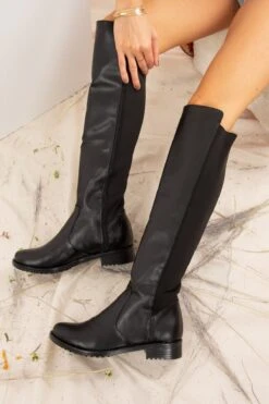 Fox Shoes Stiefel - Schwarz - Flacher Absatz Damen Stiefel 57634398 7 Fox Shoes Stiefel - Schwarz - Flacher Absatz Damen Stiefel 57634398 -Panama Schuhe Geschaft 3 org zoom 374